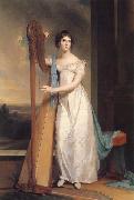 Thomas Sully Lady with a Harp:Eliza Ridgely Sweden oil painting artist
